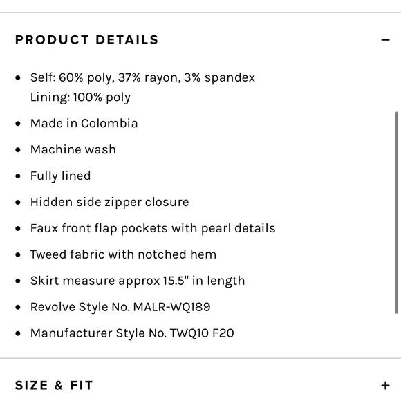 Majorelle Gemma Skirt In Black and Copper - Picture 8 of 15